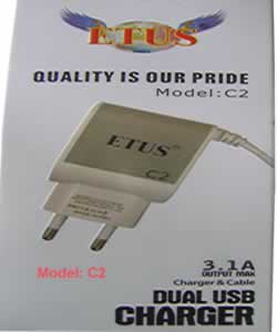 Etus-C2 Travel Charger